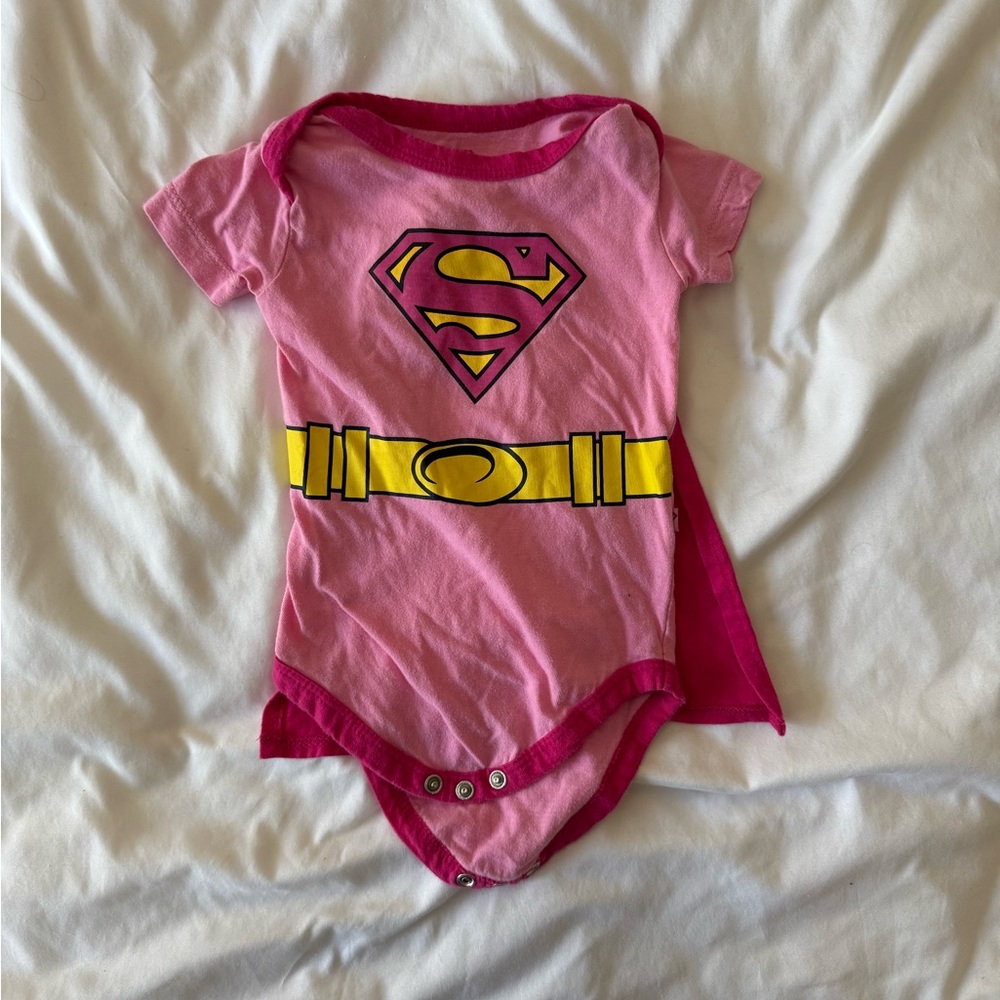 🌶️5 for $20: Pink Superhero Baby Onesie
